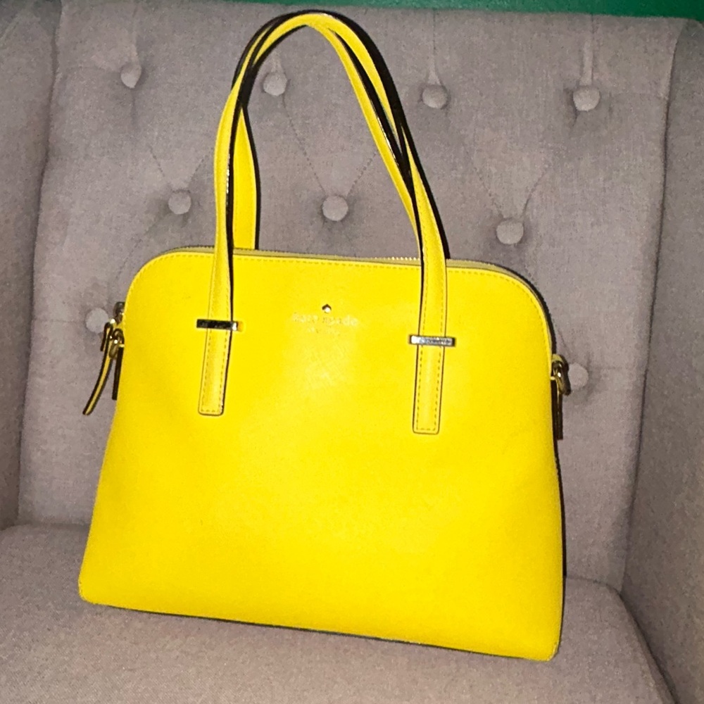 Kate Spade Cedar Street Maise Yellow Purse - Picture 6 of 11